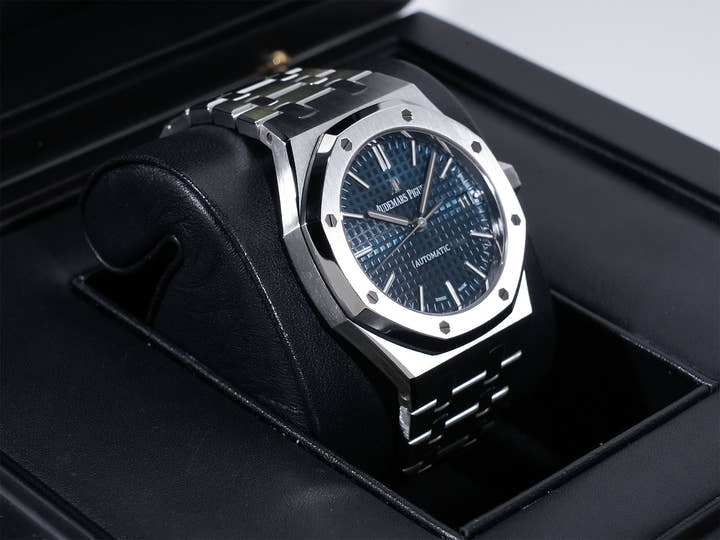 オーデマピゲ ロイヤルオーク Ref.15450ST.OO.1256ST.03 ステンレススチール ブルー文字盤