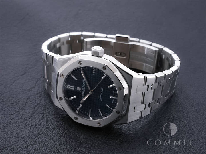 オーデマピゲ ロイヤルオーク Ref.15450ST.OO.1256ST.03 ステンレススチール ブルー文字盤