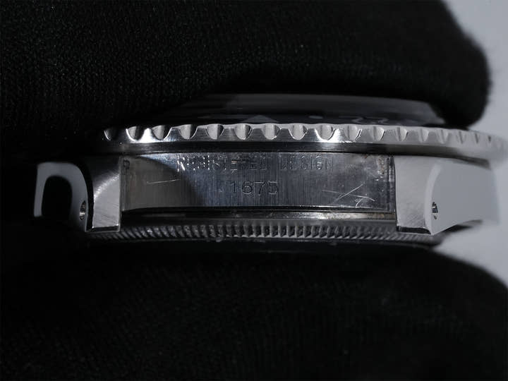 ロレックス GMTマスター Ref.1675 ステンレススチール ブラック文字盤 オイスターブレスレット