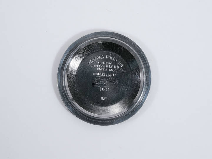 ロレックス GMTマスター Ref.1675 ステンレススチール ブラック文字盤 オイスターブレスレット