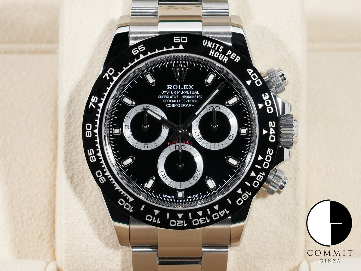 ロレックス デイトナ Ref.116500LN ステンレススチール ブラック文字盤