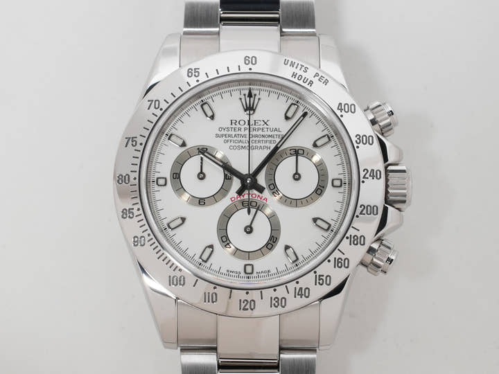 ロレックス デイトナ Ref.116520 ステンレススチール ホワイト文字盤