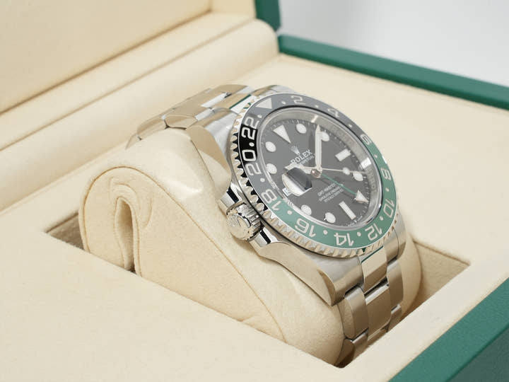 Rolex GMT Master II Ref.126720VTNR SS Black Dial Oyster Bracelet Unused sg8p87bu