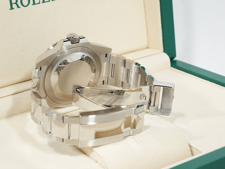 Rolex GMT Master II Ref.126720VTNR SS Black Dial Oyster Bracelet Unused sg8p87bu