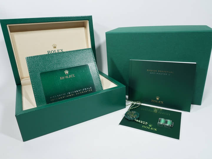 Rolex GMT Master II Ref.126720VTNR SS Black Dial Oyster Bracelet Unused sg8p87bu