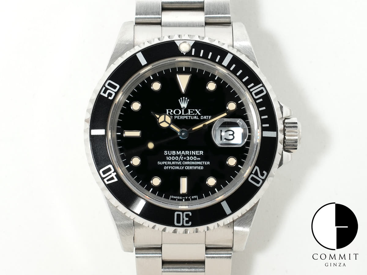Rolex Submariner Date Ref.16610 SS Black Dial Used o82izxni