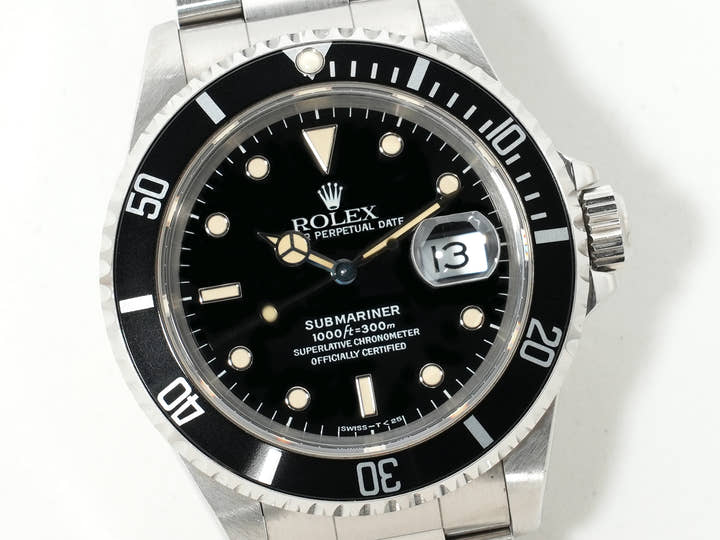 Rolex Submariner Date Ref.16610 SS Black Dial Used o82izxni