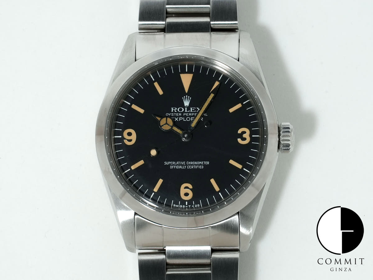 ロレックス エクスプローラーI Ref.1016 ステンレススチール ブラック文字盤 中古 w6zkkxq8