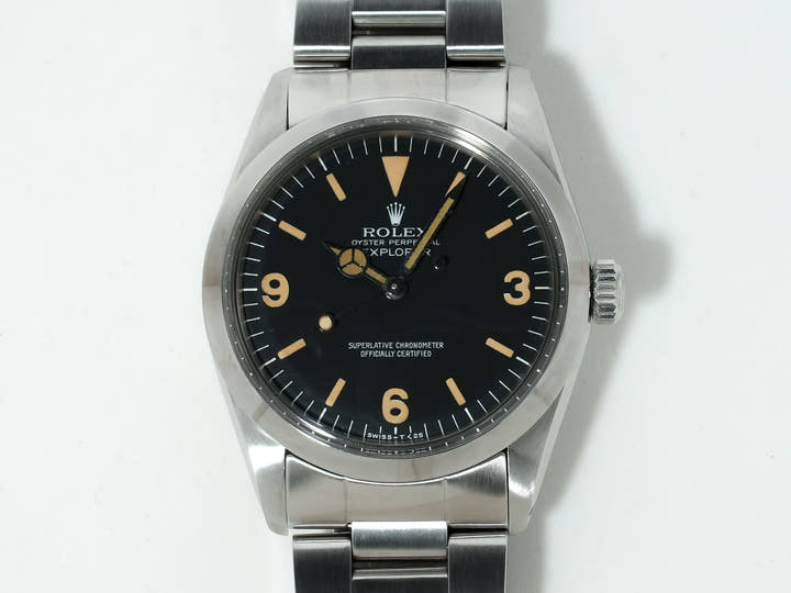 ロレックス エクスプローラーI Ref.1016 ステンレススチール ブラック文字盤 中古 w6zkkxq8
