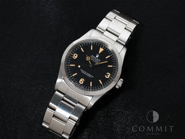 ロレックス エクスプローラーI Ref.1016 ステンレススチール ブラック文字盤 中古 w6zkkxq8