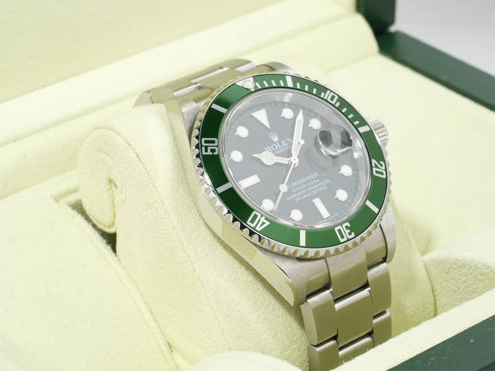 ロレックス サブマリーナー デイト Ref.16610LV ステンレススチール ブラック文字盤 中古 gjdz66v7
