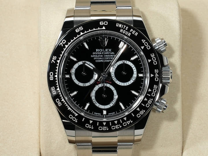 ロレックス デイトナ Ref.126500LN ステンレススチール ブラック文字盤
