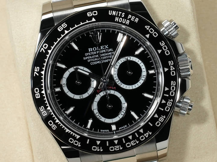 ロレックス デイトナ Ref.126500LN ステンレススチール ブラック文字盤