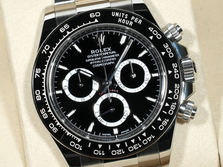 ロレックス デイトナ Ref.126500LN ステンレススチール ブラック文字盤