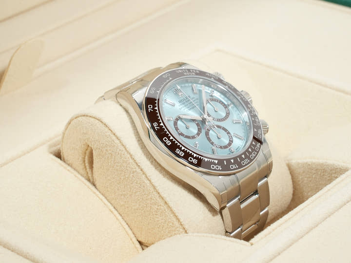 ロレックス デイトナ Ref.126506A プラチナ アイスブルーx11Pダイヤ文字盤