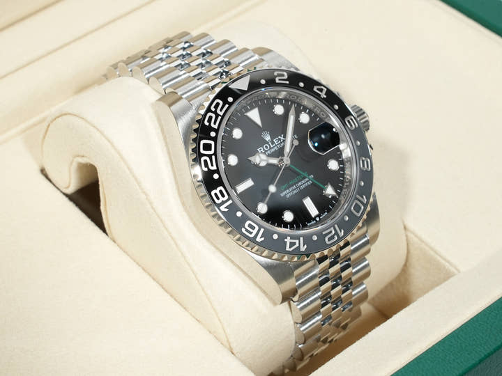 ロレックス GMTマスターII Ref.126710GRNR ステンレススチール ブラック文字盤 ジュビリーブレスレット