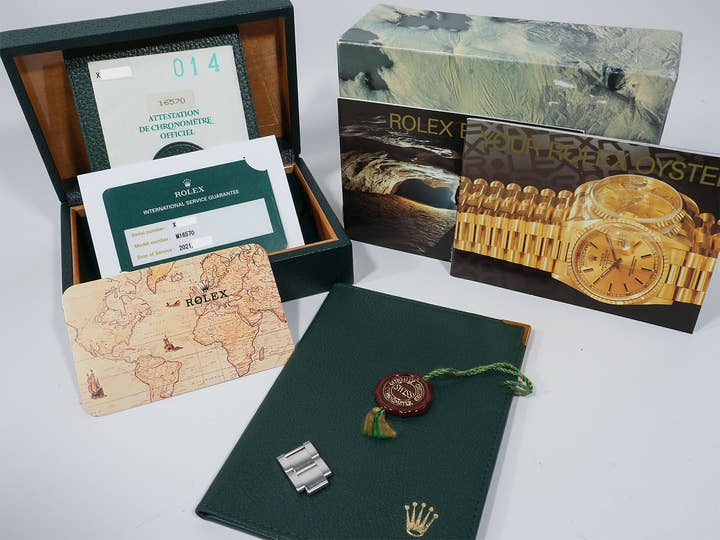 ロレックス エクスプローラーII Ref.16570 ステンレススチール ホワイト文字盤 中古 rzhq6gju