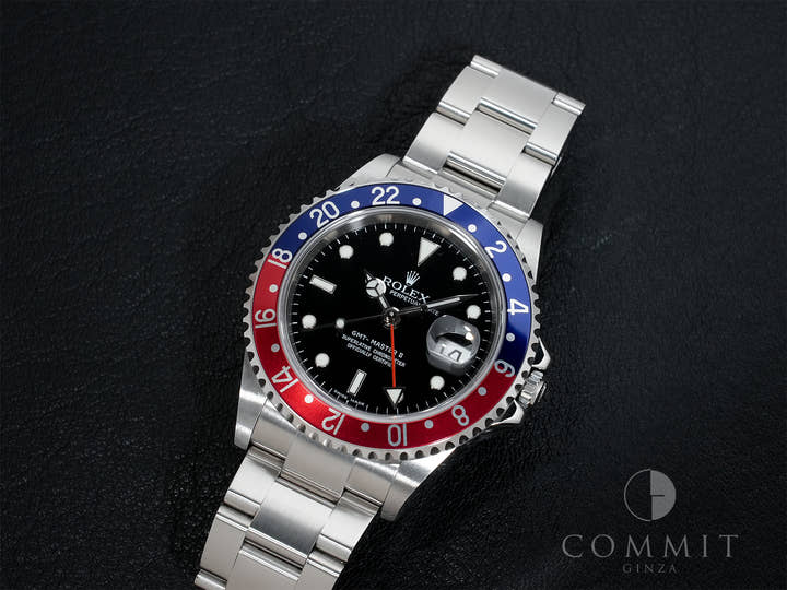 ロレックス GMTマスターII Ref.16710 ステンレススチール ブラック文字盤 オイスターブレスレット