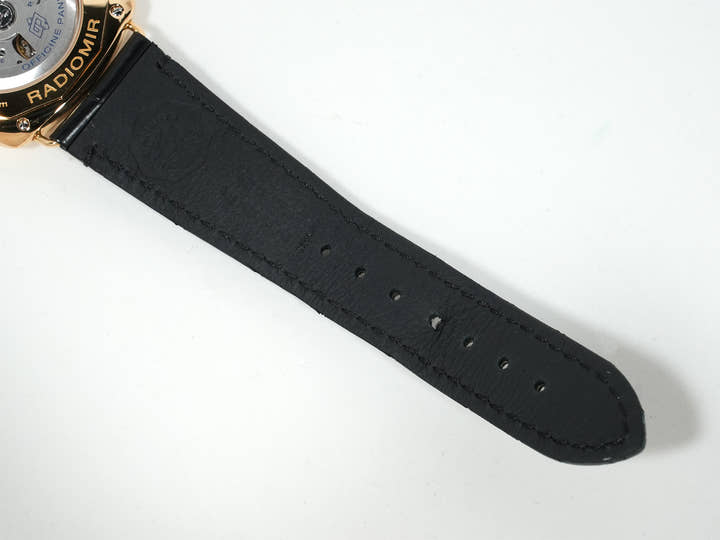 パネライ ラジオミール クアランタ イエローゴールド Ref.PAM01437 イエローゴールド グリーン文字盤 美中古 ndcnvp9s