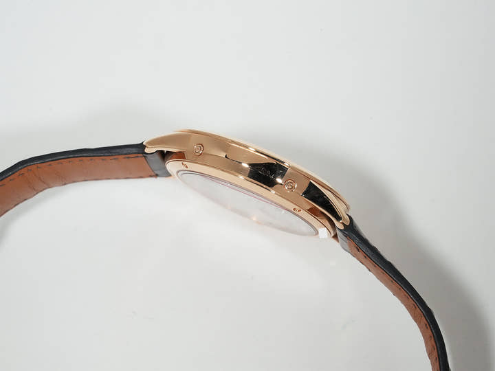 エルメス スリム ドゥ エルメス パーペチュアルカレンダー Ref.CA3.870 ピンクゴールド シルバー文字盤 中古 75e8jpry