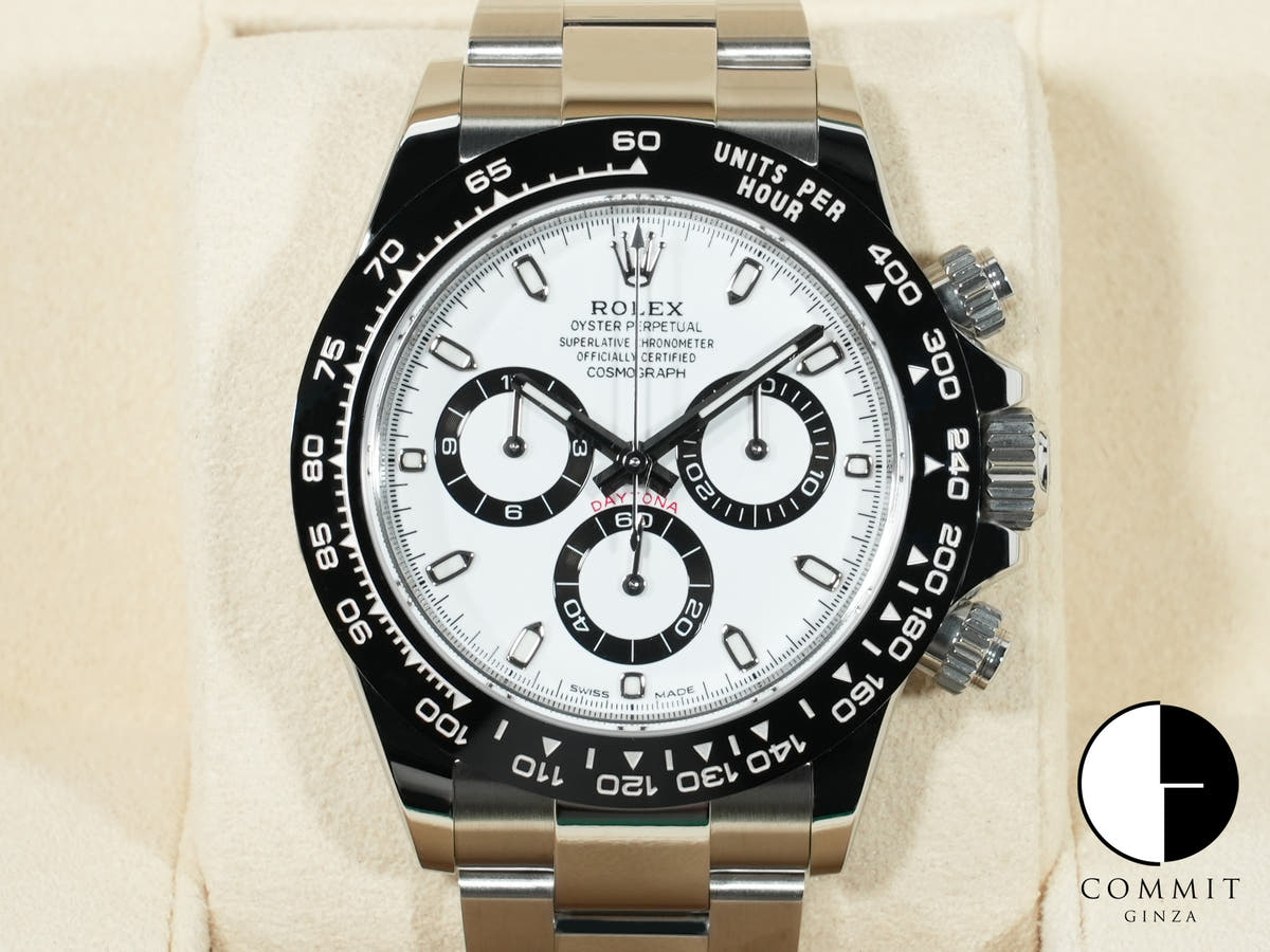 ロレックス デイトナ Ref.116500LN ステンレススチール ホワイト文字盤