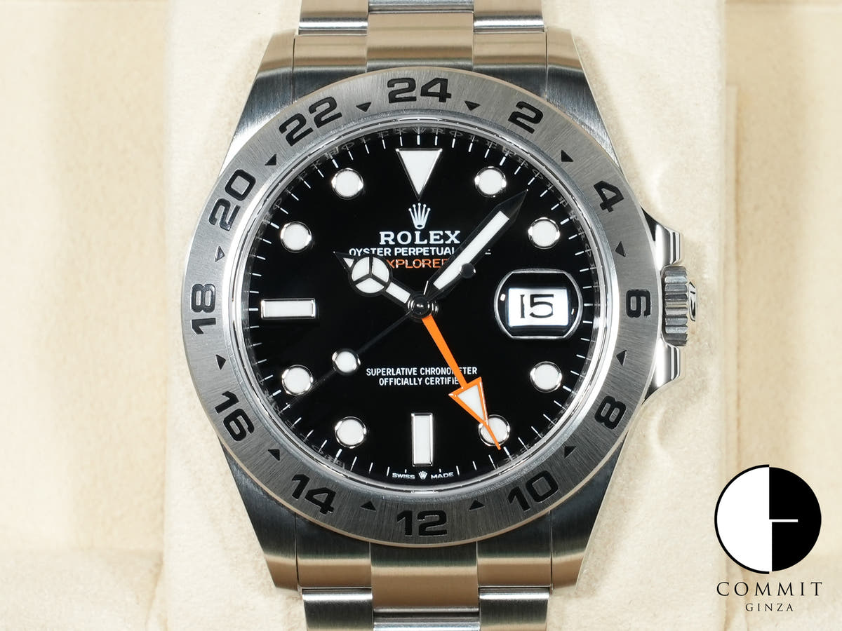 ロレックス エクスプローラーII Ref.226570 ステンレススチール ブラック文字盤