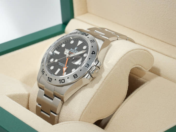 ロレックス エクスプローラーII Ref.226570 ステンレススチール ブラック文字盤