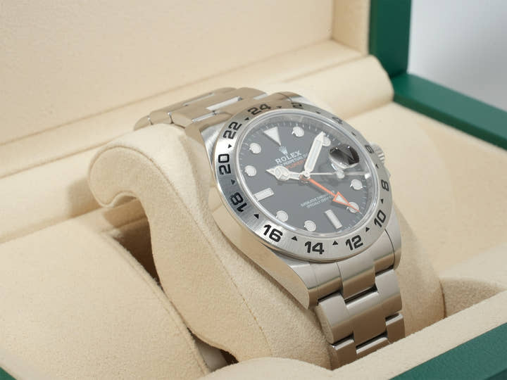 ロレックス エクスプローラーII Ref.226570 ステンレススチール ブラック文字盤