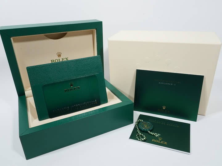 ロレックス エクスプローラーII Ref.226570 ステンレススチール ブラック文字盤