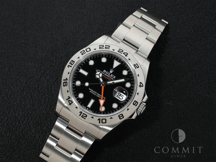 ロレックス エクスプローラーII Ref.226570 ステンレススチール ブラック文字盤