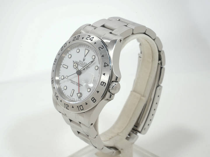 ロレックス エクスプローラーII Ref.16570 ステンレススチール ホワイト文字盤