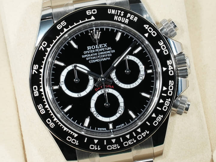 ロレックス デイトナ Ref.126500LN ステンレススチール ブラック文字盤