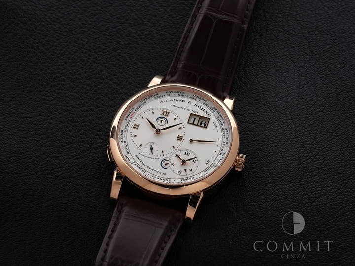 A.ランゲ&ゾーネ ランゲ1 タイムゾーン Ref.116.032 ピンクゴールド シルバー文字盤 中古 44gphqkt