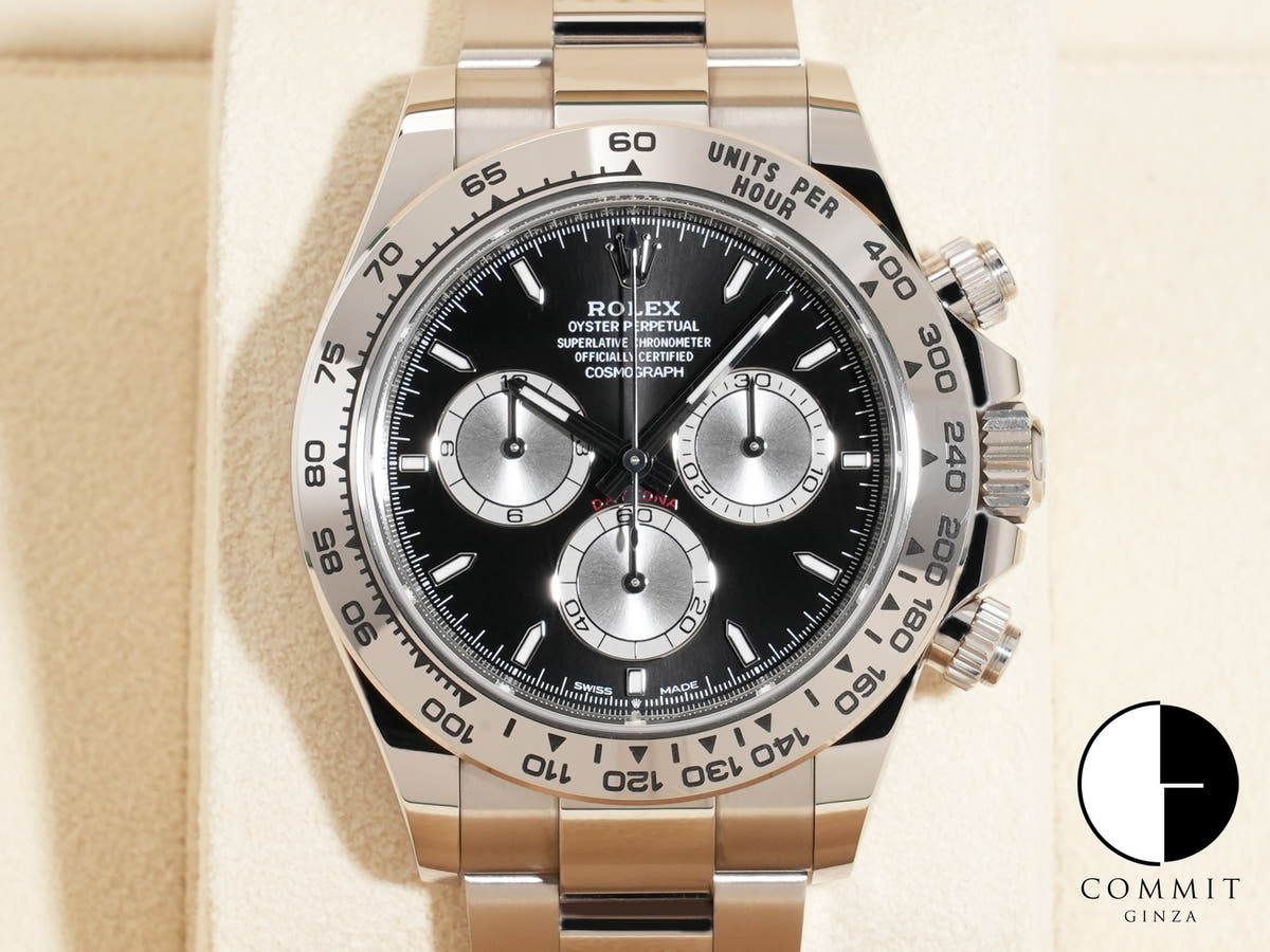 ロレックス デイトナ Ref.126509 ホワイトゴールド ブライトブラックxスチール文字盤