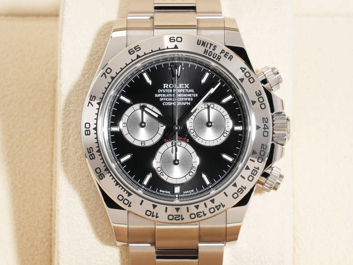 ロレックス デイトナ Ref.126509 ホワイトゴールド ブライトブラックxスチール文字盤