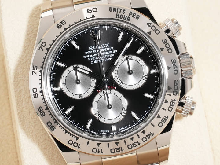 ロレックス デイトナ Ref.126509 ホワイトゴールド ブライトブラックxスチール文字盤