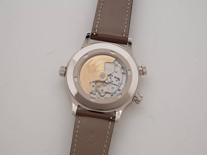 パテックフィリップ カラトラバ パイロット トラベルタイム Ref.5524G-001 ホワイトゴールド ブルー文字盤