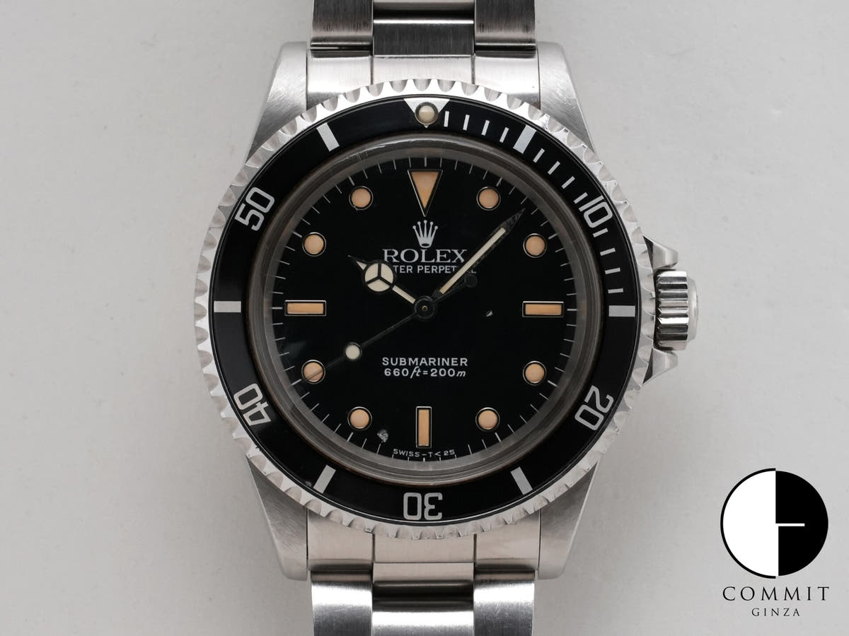 Rolex Submariner Ref.5513 SS Black Dial Used kknk93rh