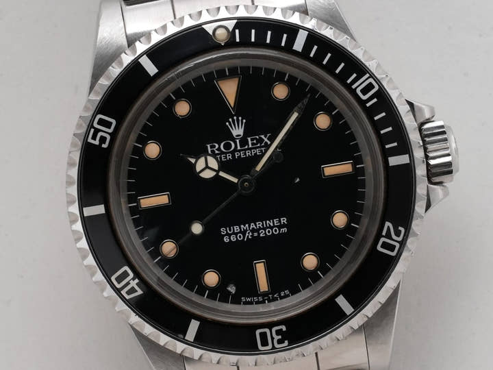 Rolex Submariner Ref.5513 SS Black Dial Used kknk93rh