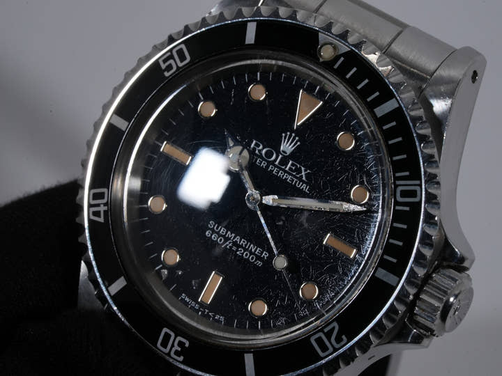 Rolex Submariner Ref.5513 SS Black Dial Used kknk93rh