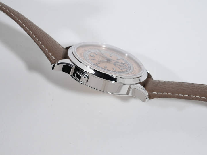 パテックフィリップ コンプリケーション ワールドタイム クロノグラフ Ref.5935A-001 ステンレススチール ローズゴールドメッキ オパーリン文字盤