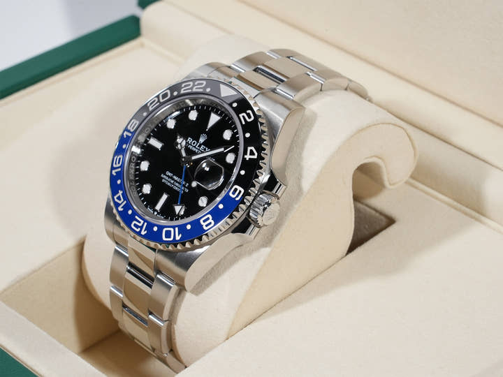 Rolex GMT Master II Ref.126710BLNR SS Black Dial Oyster Bracelet Unused t3tpwv9h