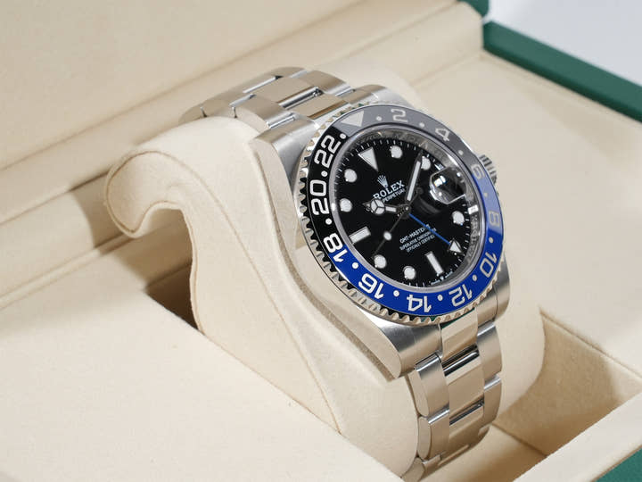 Rolex GMT Master II Ref.126710BLNR SS Black Dial Oyster Bracelet Unused t3tpwv9h