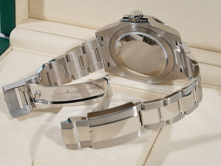 Rolex GMT Master II Ref.126710BLNR SS Black Dial Oyster Bracelet Unused t3tpwv9h