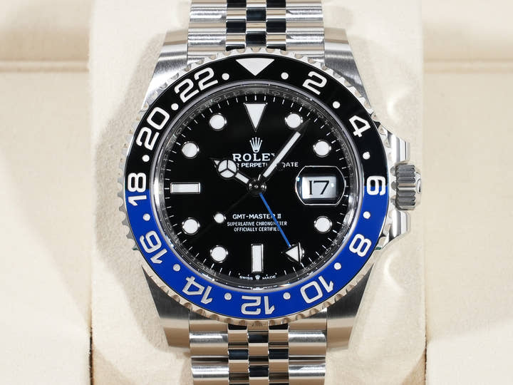 ロレックス GMTマスターII Ref.126710BLNR ステンレススチール ブラック文字盤 ジュビリーブレスレット