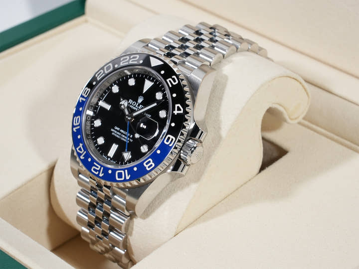 ロレックス GMTマスターII Ref.126710BLNR ステンレススチール ブラック文字盤 ジュビリーブレスレット