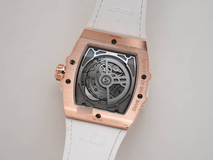 ウブロ スピリット オブ ビッグ バン ムーンフェイズ Ref.647.OE.2080.RW.1604 18KKG スケルトン文字盤 美中古 jjm2pdxh