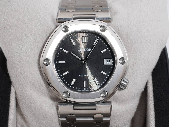 セイコー クレドール ロコモティブ Ref.GCCR999 TI ブラック文字盤 中古 ewtxrteg