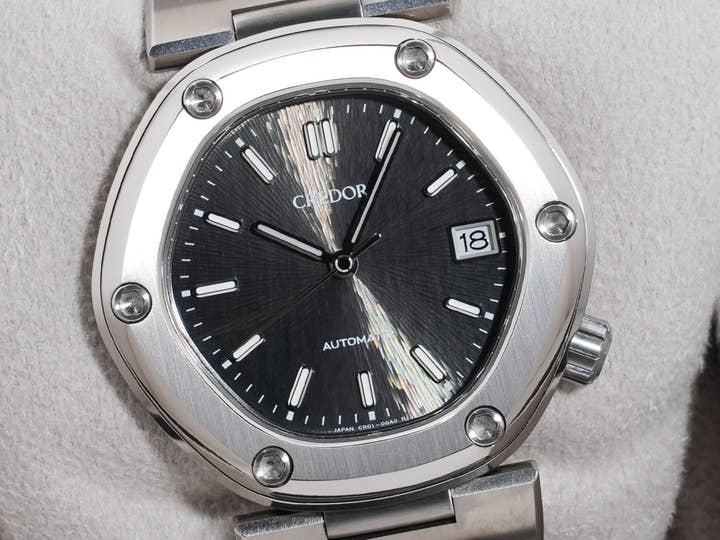 セイコー クレドール ロコモティブ Ref.GCCR999 TI ブラック文字盤 中古 ewtxrteg