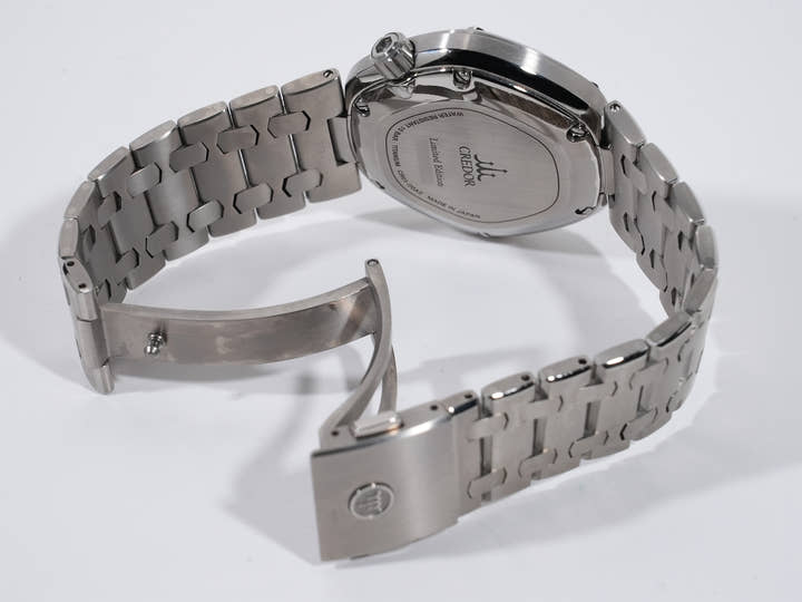 セイコー クレドール ロコモティブ Ref.GCCR999 TI ブラック文字盤 中古 ewtxrteg